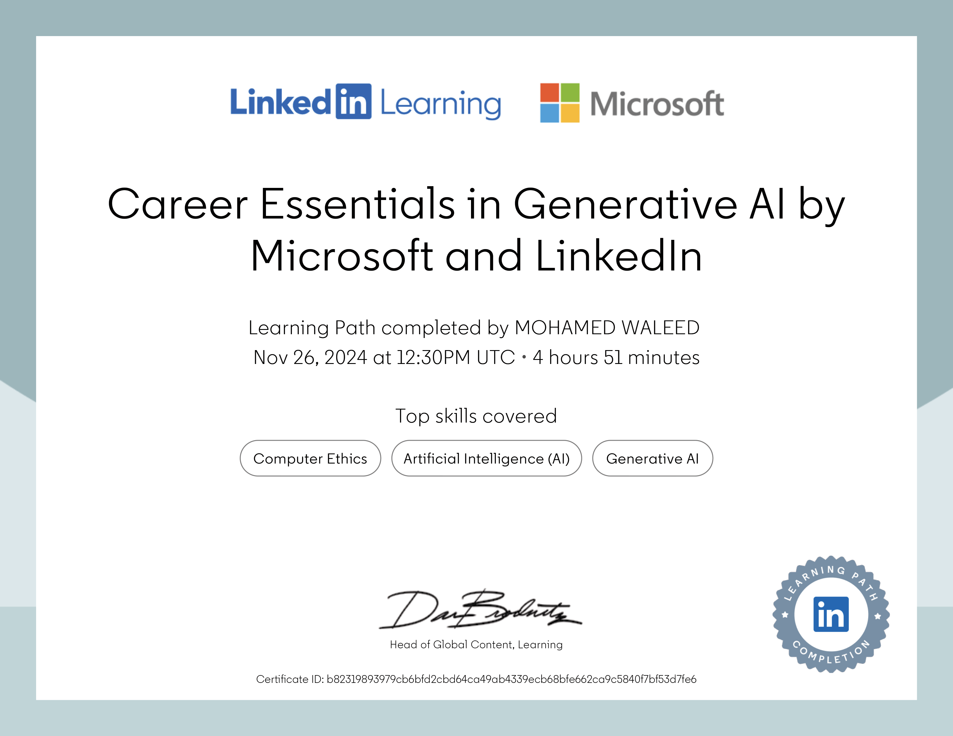 Certificate 3